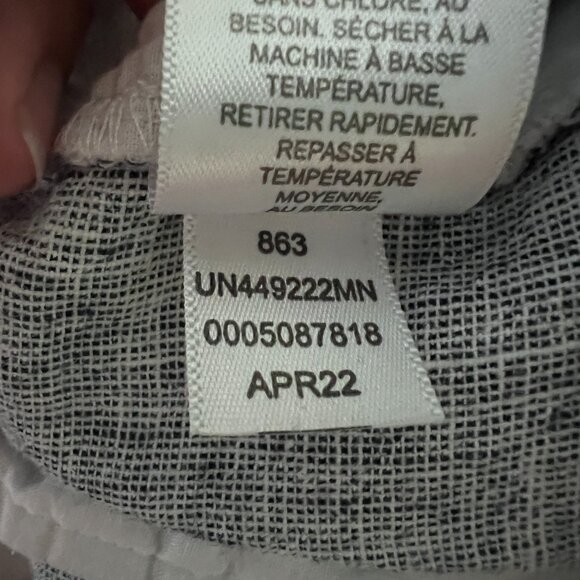 14th and Union Blue Linen Blend Chino Shorts Men's Size 34 Casual Preppy - Picture 9 of 9